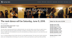 Desktop Screenshot of eastbaywaltz.com